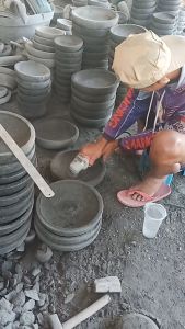 Cobek Batu Asli Muntilan Ukuran 26Cm