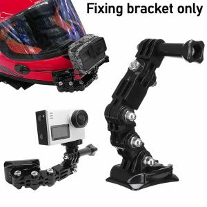 1PC for GOPRO Motorcycle Helmet Mount Curved Arm For XiaoYi 4K Action Camera Accessories for GOPRO Hero 8 7 6 5 4 3 SJCAM sj4000