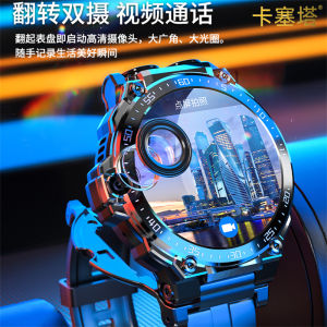 Smart Watch Mens Bluetooth Earphones Two-in-One Card Slot Internet Access Multifunctional Electronic Photography Recording Phone