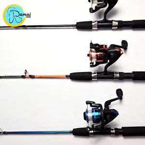 KAGAWA Set Alat Pancing Sambung Dua 5BB Fiber Solid Bebas Pilih Warna