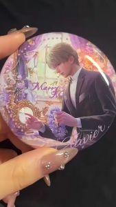 Love and Deepspace Oversized 75mm Colour Badge Brooch Xavier Zayne Rafayel Sylus Crush series Wedding series Tinplate goods Itabag decoration A gift for a friend