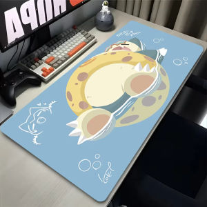 Cherry Blossom Kawaii Mouse Pad Laptop Pink Sakura Clouds Mousepad XXL P-pokemon S-snorlax Keyboard Rug PC Japan Anime Desk Mat