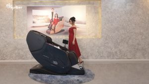 Ghế massage ELIP O6 - Mát xa từ tính cánh tay Matxa chân chuyên sâu Cong nghệ định vị chân tự động 24 bài mát xa