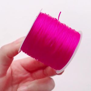 0.8mm Colorful Flexible Rope DIY Crystal Beading Stretch Cord Elastic Line Beadwork Wire Thread Jewelry Making 19 Colors Wire