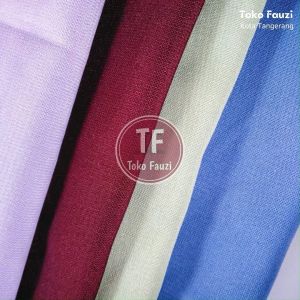 Kain Wolfis Abu tua Grade A Premium Tebal Exclusive Bahan untuk Gamis dan Hijab