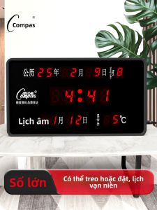 Compas | Đồng Hồ Lịch Vạn Niên LED Số