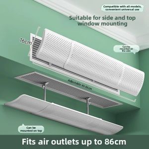 BESSGROUP | Airflow Deflector for Central AC and Duct Outlets Windproof Cold Air Direct Blowing Preventive
