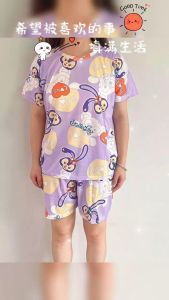 ชุดนอน ชุดนอนผู้หญิง ชุดนอนขายาว ชุดนอนแขนสั้นขายาว ชุดนอนแขนสั้น ชุดนอนการ์ตูน เซตชุดนอน ฟรีไซส์ ผ้านิ่มไม่บาง BL-0