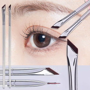 1/2/3PCS Professional Ultra Thin Angled Eye Liner Brush Fine Angle Flat Eyebrow Contour Makeup Detail Brushes Face Makeup Tools