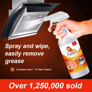 Kitchen Grease Cleaner Grease Removal Spray Oil Stain Remover Pot Cleaning Solution