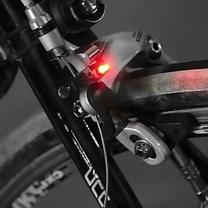ARAFURA - Lampu Rem Sepeda Mini LED Waterproof CR1025 Battery - Black