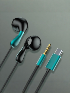 WOMINGTE | Drip Design Wired In-ear High Quality Audio Type-C Connector Gaming K-Song Headphones