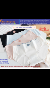 Quần lót nữ lụa băng kháng khuẩn không đường may GLDL051