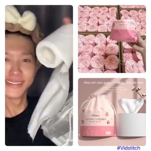 Khăn Mặt Dùng 1 Lần Animerry giấy tẩy trang lau ướt siêu mềm dai mịn rửa mặt vệ sinh khăn mặt khô Animerry