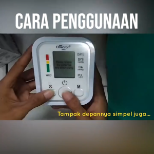 Tensimeter Tensi Meter Pengukur Tekanan Blood Pressure Monitor Portable Digital Darah Alat LCD Besar