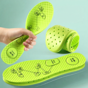 LINGMIAO | Đệm Giày Kháng Khuẩn Khử Mùi Thoáng Khí Hấp Thụ Mồ Hôi
