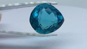 Natural Madagascar Blue Color Grandierite 16.15 Cts.Pear Cut Eye Clean Loose Gemstone