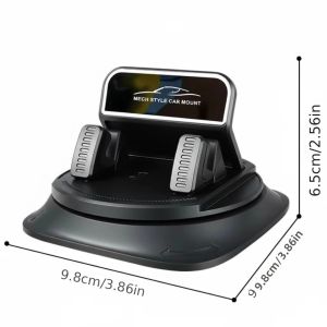 360 °   Giá Đỡ Điện Thoại Trên Bảng Điều Khiển Ô Tô Có Thể Xoay Được Với Tấm Silicon Chống Trượt Tương Thích Với iPhone Và Android Cho Ô Tô Văn Phòng Gia Đình
