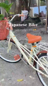 AENXRD【Ready stock】Bike for adult 24/26 inch 7 speed Japanese bicycles women bike bicycle with basket