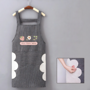 Waterproof & Oil-Resistant Summer New Design Light Thin Cotton Kitchen Apron