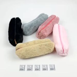 SAMOYED PCCS-L43 Tempat / Kotak Pensil / Alat Tulis / Kosmetik / Dompet Bulu / Beludru / Stationery / Pencil / Pen / Cosmetic Case / Box / Pouch Plush