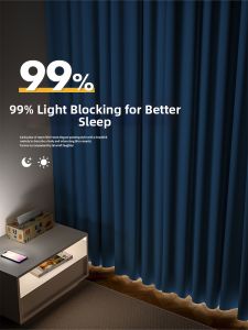 ORIENTAL LAN | Soundproof Full-Blackout Insulating Curtains Hook