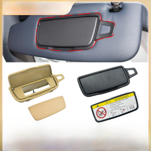 Porsche 718 911 Carrera Boxster Cayman Sunshade Mirror Cover Flip Cover Cosmetic Mirror Car Interior Accessories