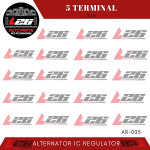 UNIVERSAL ALTERNATOR IC REGULATOR 5T 5TERMINAL 24V AR-005