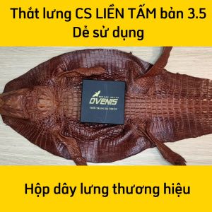 Dây Nịt Nam Da Cá Sấu Gù Gai [DÂY LIỀN NGUYÊN TẤM]
