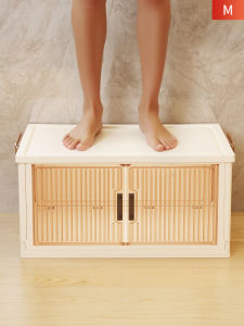 Foldable Free-Moving Storage Cabinet