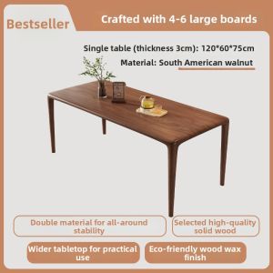 Versatile Retro Walnut Dining Table