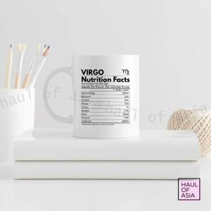ZODIAC SIGN NUTRITION FACTS MUG