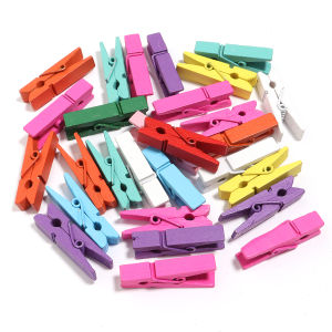 20-50 Chiếc Kẹp Gỗ Màu Nhiều Kích Cỡ Hình Chữ X Kẹp Gỗ Cho DIY Sách Ảnh May May Đồ Dùng Gia Đình