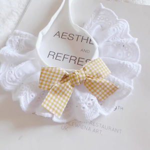 Cute Pet Scarf Cat Bow Scarf Decorative Bib Dog Neck Saliva Bag Accessories Cat Accessories