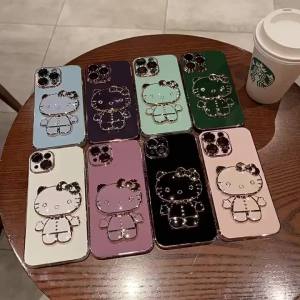ปลอก OPPO F1S OPPO A39 OPPO A37 A37M OPPO A83เคสศัพท์ softcase ซิลิโคนกันกระแทกตัวป้องกันการออกแบบใหม่ aesthetic Cat พร้อมตัวยึดกระจกเทมเปอร์