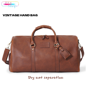 High quality sports handbag with large capacity dry wet separation and shoe compartment suitable for sports travel and business trips