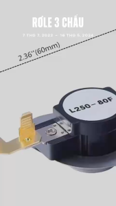 (Q2HCM) Rơ le nhiệt 3 chân Máy Sấy Whirlpool