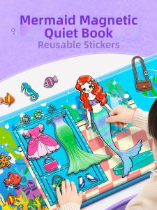 Mermaid Magnetic Book Dress-up Toy Large