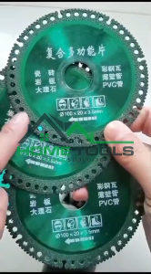 Mata gerinda serbaguna pemotong kayu besi beton kaca multifungsi diamond bonus mur ring pengencang