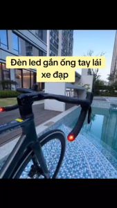 Đèn Ống Tay Lái Xe Đạp Sạc Pin Type-C Giúp Trang Trí An Toàn Ban Đêm Phù Hợp Xe Đạp Có Ống tay lái có lỗ 16-23mm - kavisota