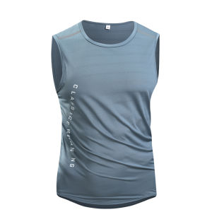 Quick-Drying Summer T-Shirt Short-Sleeved Round Neck Vest Cool Comfortable Breathable for Men Women