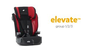 Joie Elevate Car Seat / R129 Air Mesh High Back Toddler Booster Seat