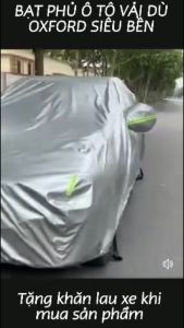 Bạt phủ xe ô tô MITSUBISHI Mirage XpanDerAtragePajero TritonOutlander-Bạt Phủ Xe Ô Tô vải  Dù OXFORD Cao Cấp