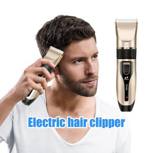 Rechargeable Electric Hair Clipper Wireless Electric Hair Trimmer Haircut Shaver for Men
