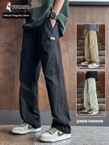 TUCANO | Black Cotton Loose Straight Work Pants