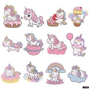 TEKANAI | Childrens DIY Diamond Art Keychain Bear Crafting Kit