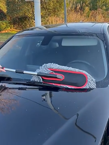 Car Wash Duster Microfiber Mop Thickened Wide Large Small Brush Telescopic Multi-Purpose Car Cleaning Tool