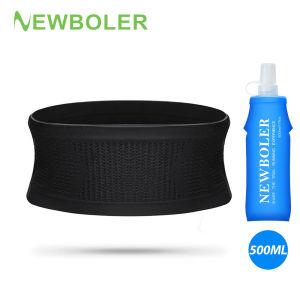 NEWBOLER Outdoor Running Belt With Soft Water Bottle Breathable Waist Pack