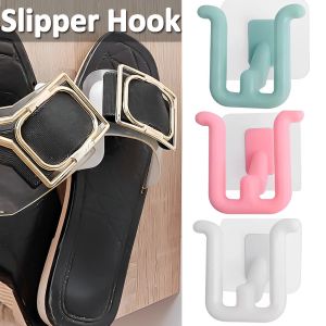 Phòng tắm Dép giá tự dính treo tường đơn giản Dép thoát nước Giá đa mục đích lưu trữ giá giày trong phòng ngủ và phòng khách tiết kiệm không gian