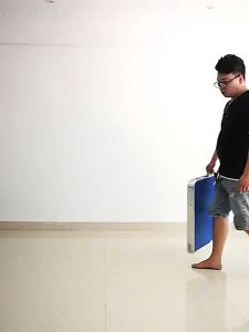 FLIPPER TABLE MEJA LIPAT MULTIFUNGSI KOPER OUTDOOR FREE 2 KURSI